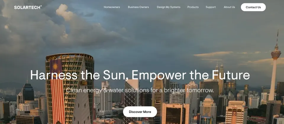 Solartech website